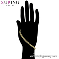 75474 xuping joyería de moda de alta calidad chapado en oro pulsera estilo simple cadena de mano